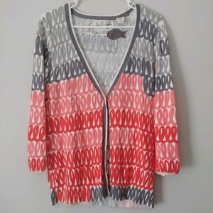 Anthropologie Field of Flowers Cardigan